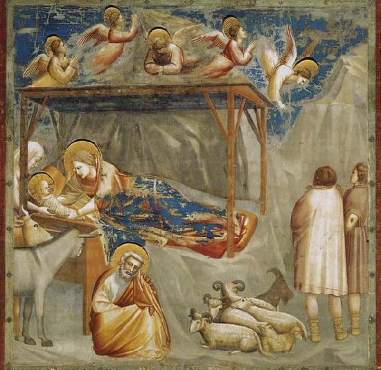 GIOTTO di Bondone Birth of Jesus oil painting picture